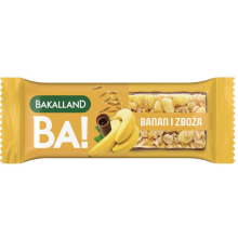 Bakalland BA! Baton Zbożowy Banan i Zboża 40g