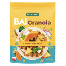 Bakalland BA! Granola 5 owoców tropikalnych 300 g