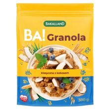 Bakalland BA! Granola klasyczna z kokosem 300 g