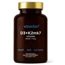 Medso Witamina D3 4000 IU + K2mk7 50 &micro;g 100 kapsułek