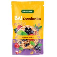 Bakalland Ba! Owsianka z 5 owocami leśnymi 47 g