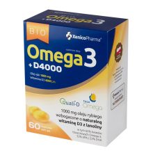 Xenico Pharma Omega 3 D3 4000 60 kapsułek