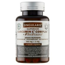 Singularis Superior Curcumin C3 Complex + Biperine 70 kapsułek wegańskich