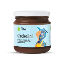Olini Czekolini krem z orzechów arachidowych z kakao i bananami 200 g