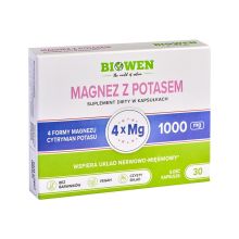 Biowen Magnez z potasem 30 kapsułek