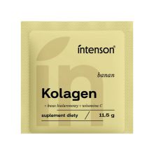 Intenson Kolagen z witaminą C i kwasem hialuronowym 11,5g o smaku bananowym
