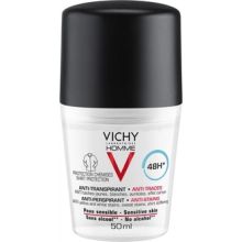 Vichy Homme Anti-transpirant Anti-Stains roll-on 48h 50 ml