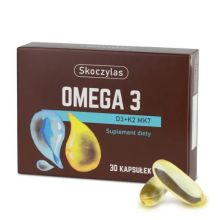 Skoczylas OMEGA 3 D3 + K2 MK7 (DHA 712 mg + EPA 25 4 mg) 30 kapsułek