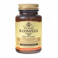 Solgar Vitamin B-Complex 50 kompleks witamin z grupy B 50 kapsułek wegańskich