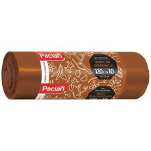 Paclan Worki do segregacji BIO brązowe 120L 10 sztuk