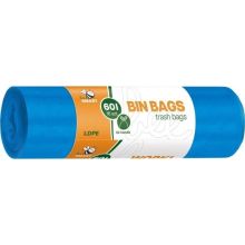 Paclan Bee Smart Worki na śmieci z uszami 60L 16 sztuk