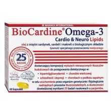 BioCardine® Omega-3 Cardio & Neuro Lipids 60 kapsułek