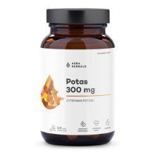 Aura Herbals Potas 300 mg cytrynian potasu 60 kapsułek