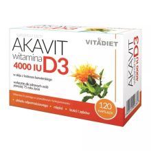 VITADIET AKAVIT Witamina D3 4000 IU 120 kapsułek