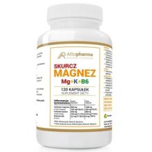 Altopharma SKURCZ Magnez Mg+K+Vit B6 Forte 120 vege kapsułek