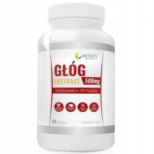 Wish Głóg ekstart 500 mg 90 kapsułek