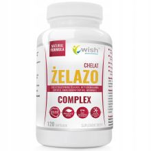 Wish Żelazo Chelat Complex 120 vege kapsułek