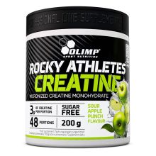 Olimp Rocky Athletes Creatine 200 g o smaku kwaśnego jabłka