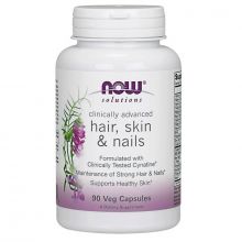 Now Foods Hair, Skin & Nails (Włosy, skóra, paznokcie) 90 kapsułek wegańskich