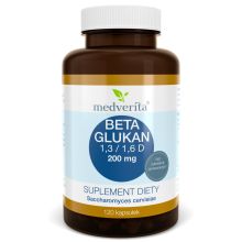 Medverita Beta Glukan 200 mg 120 kapsułek