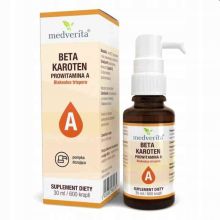 Medverita Beta-karoten CaroCare prowitamina A 30 ml 600 kropli