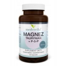 Medverita Magnez Taurynian + P5P 50 kapsułek