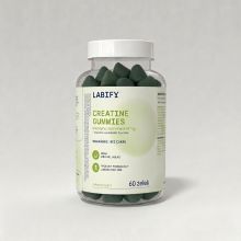 Labify Creatine Gummies żelki z kreatyną 60 żelek o smaku zielonego jabłka