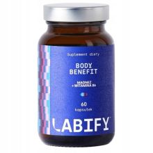 Labify BODY BENEFIT Magnez + B6 60 kapsułek