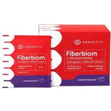 Genactiv Fiberbiom z czarną porzeczką saszetki 15 x 8,2 g