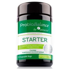 ProbioBalance by Aliness Starter 3 szczepy bakterii probiotycznych 30 kapsułek wegańskich
