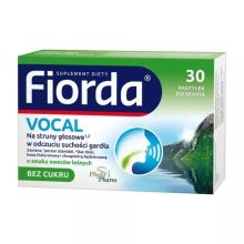 Fiorda Vocal o smaku owoców leśnych 30 pastylek