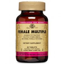 Solgar Female Multiple specjalna formuła witamin dla kobiet 60 tabletek wegańskich