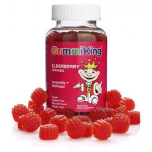GUMMIKING Elderbery for Kids - Czarny bez żelki dla dzieci 60 żelek