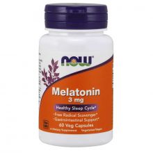 Now Foods Melatonina 3 mg 60 kapsułek wegańskich