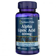 Puritan's Pride Alpha Lipoic Acid (Kwas Alfa Liponowy ALA) 600 mg 60 kapsułek