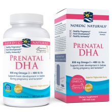 Nordic Naturals Prenatal DHA z witaminą D3 180 miękkich kapsułek bez smaku