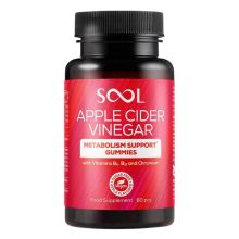 SOOL Apple Cider Vinegar Gummies 60 żelek