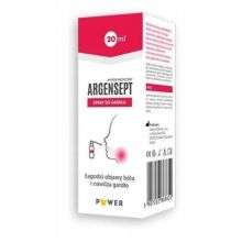 Puwer ARGENSEPT spray do gardła 20 ml