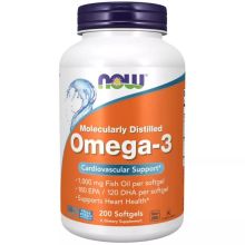 Now Foods Omega-3 1000 mg 200 kapsułek miękkich