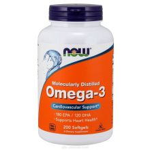 Now Foods Omega-3 1000 mg 200 kapsułek miękkich