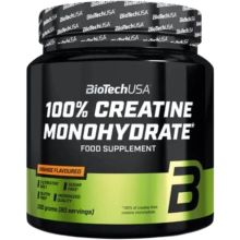 BioTech USA 100% monohydrat kreatyny 300 g o smaku pomarańczowym