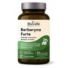 Biovelle Berberyna Forte z Chromem 500 mg 60 kapsułek