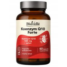 Biovelle Koenzym Q10 Forte + Selen 100 mg 60 kapsułek