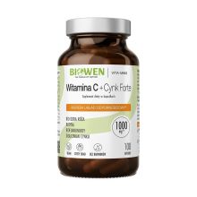 Biowen Witamina C + cynk Forte 100 kapsułek