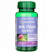 Puritan's Pride Milk Thistle extract (Ostropest plamisty) 1000mg 90 kapsułek