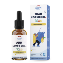 Osavi Tran Norweski Kids 1000mg Omega 3 50ml o aromacie cytrynowym