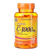 Holland & Barrett  C-1000 mg witamina C z biofalwonoidami i dziką różą 120 tabletek