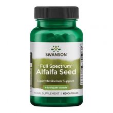 Swanson Full Spectrum Alfalfa 400 mg 60 kapsułek