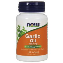 Now Foods Garlic Oil 1500mg (bezwonny olej z czosnku) 100 miękkich kapsułek