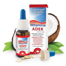 Dr. Jacob's ADEK witamina A D3 E K2 MK-7 w kroplach 20 ml